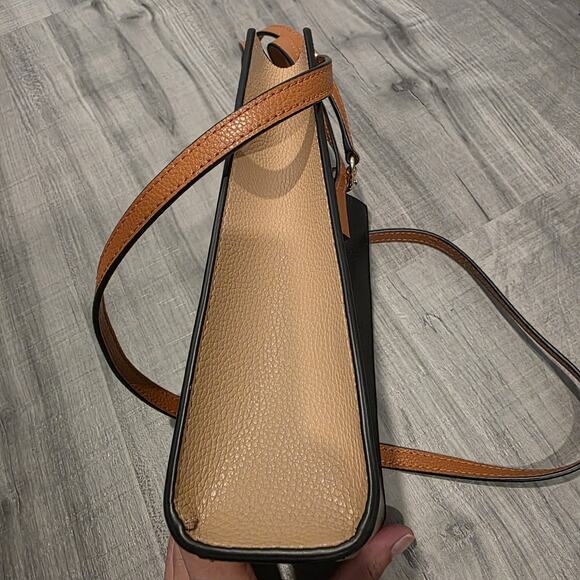 Marc Jacobs Grind Micro Mini Tote Multicolor Crossbody Bag Smoked Almond Multi - Picture 9 of 9